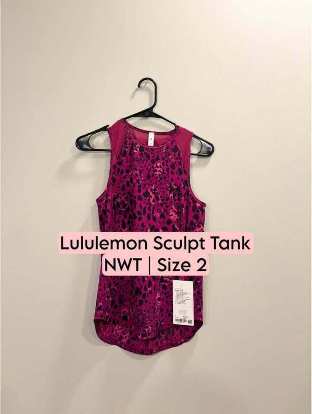 Lululemon Sculp Tank NWT | Size 2